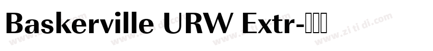 Baskerville URW Extr字体转换